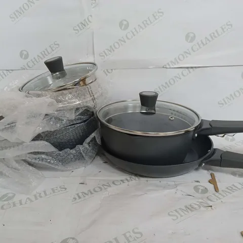 GINO D'ACAMPO FORGED ALUMINIUM PAN SET 