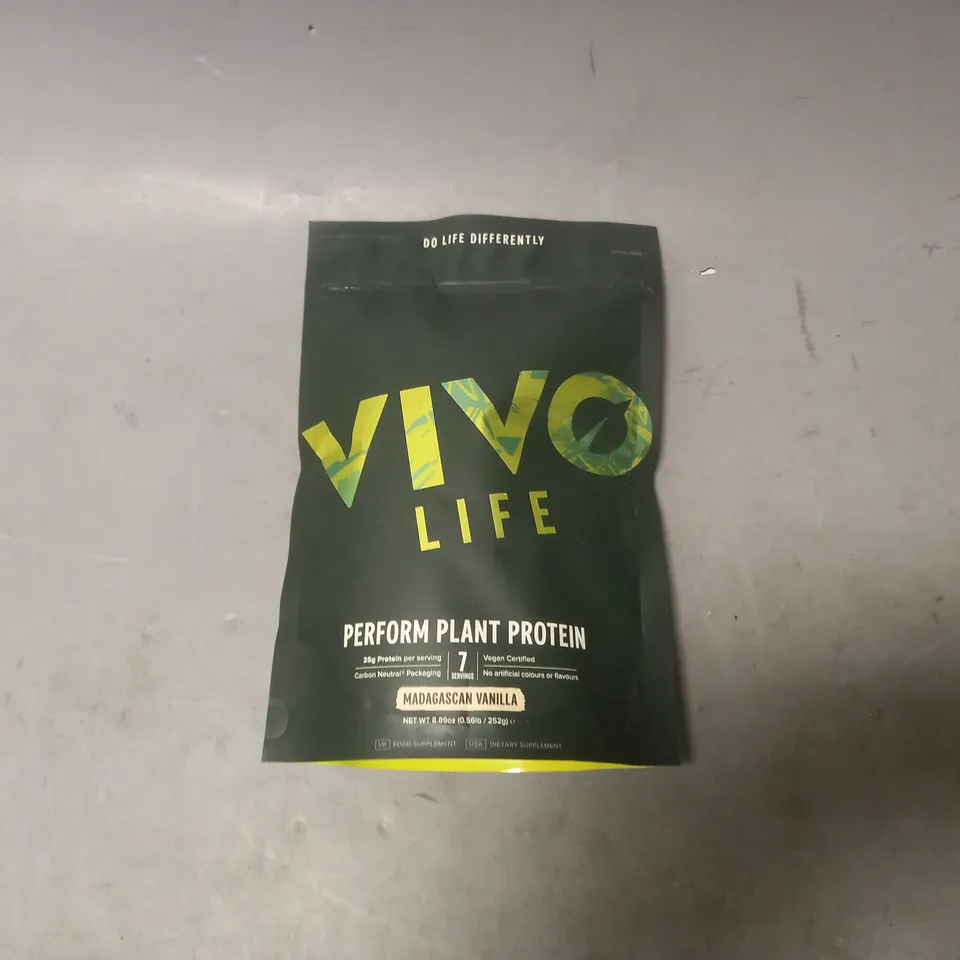 VIVO LIFE PERFORM PLANT PROTEIN MAAGASCAN VANILLA 252G 