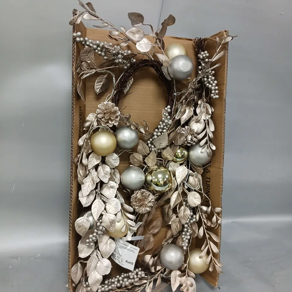 6FT CHAMPAGNE GOLD PRE LIT GARLAND RRP £39.99