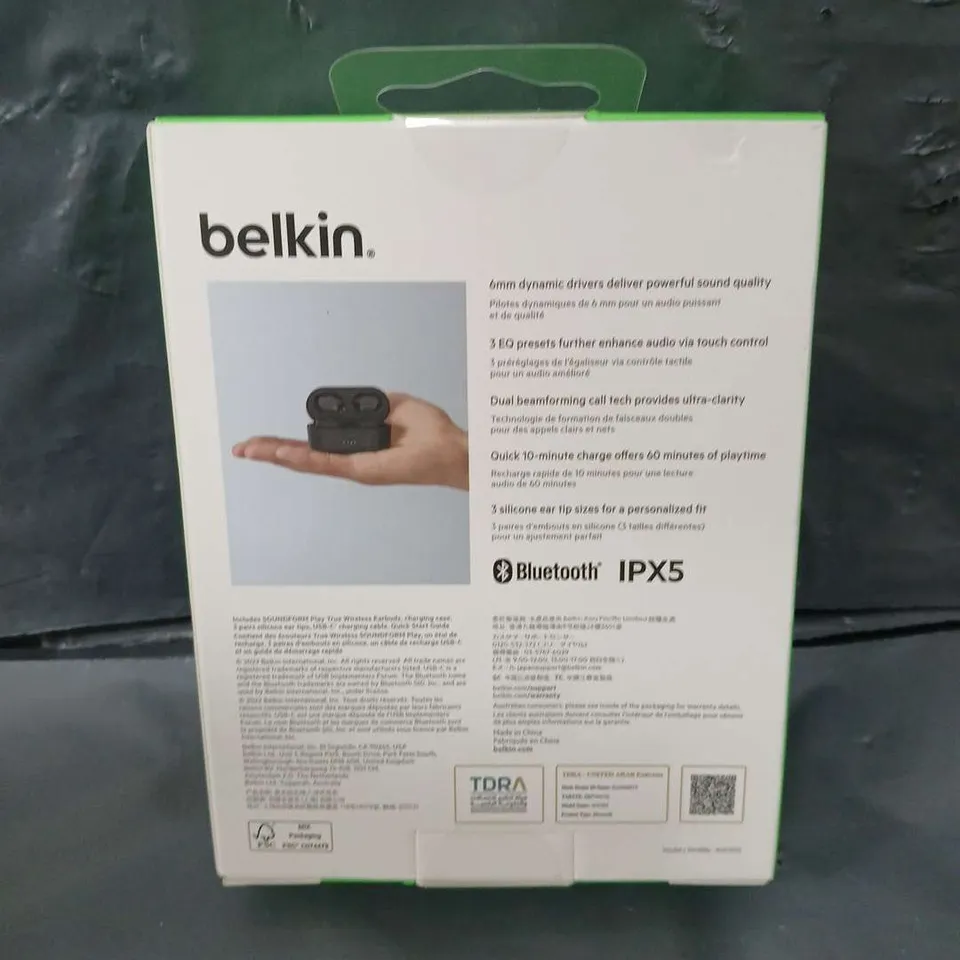 BELKIN SOUNDFORM PLAY TRUE WIRELESS EARBUDS