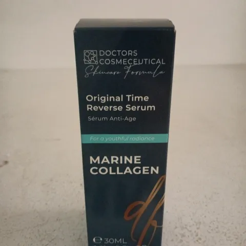 DOCTORS COSMECEUTICAL ORIGINAL TIME REVERSE SERUM – MARINE COLLAGEN, 30ML (BOXED)