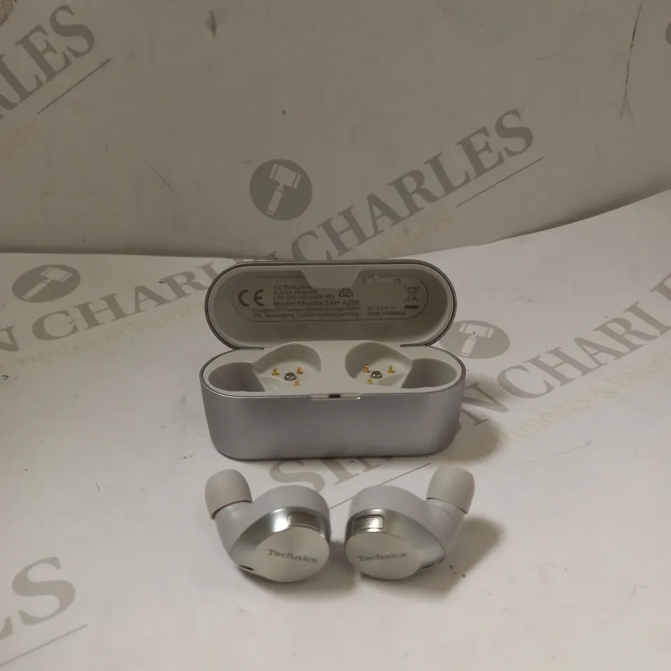 TECHNICS EAH-AZ60 WIRELESS EARBUD HEADPHONES - SILVER