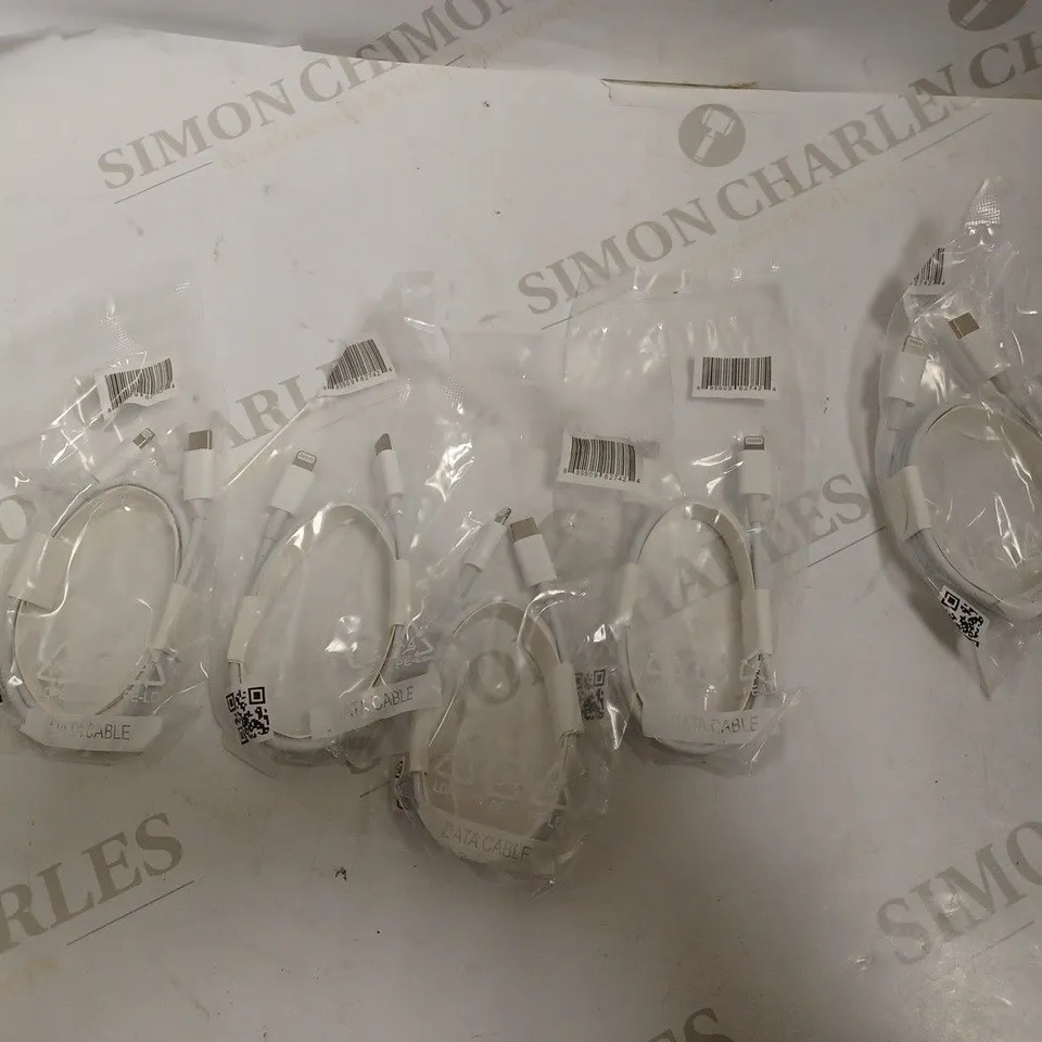 IPHONE CHARGING/ DATA TRANSFER CABLE - USB C TO LIGHTNING CABLE- SET OF 5