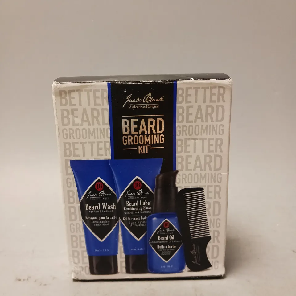 BOXED JACK BLACK BEARD GROOMING KIT