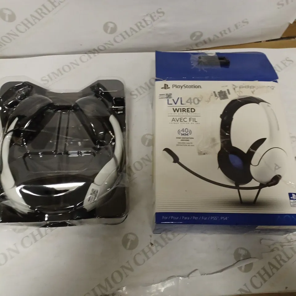BOXED PDP GAMING LVL40 WIRED STEREO GAMING HEADSET - PLAYSTATION 5 & 4
