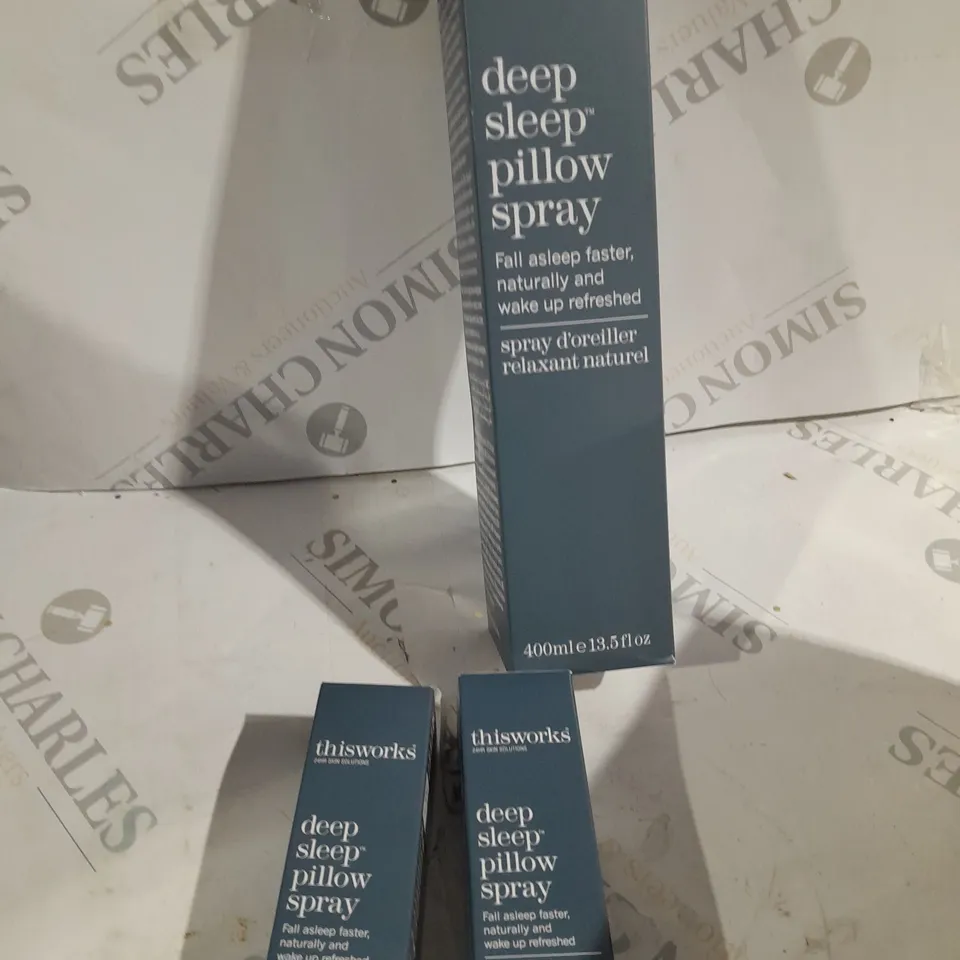 BOXED THISWORKS DEEP SLEEP PILLOW SPRAY SET