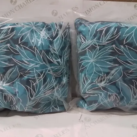 BRAND NEW SEALED OASIS CUSHION BLUE SET OF 2