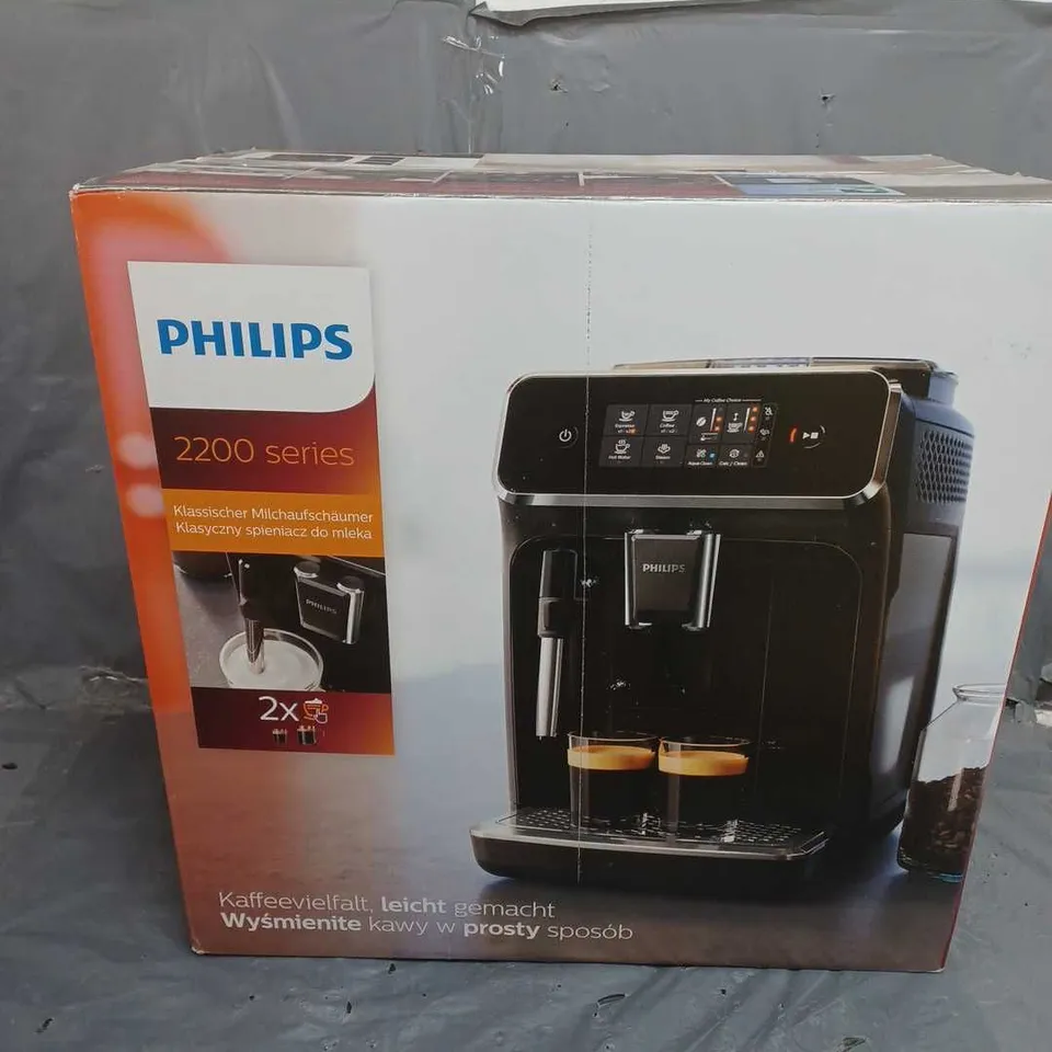 BOXED PHILIPS EP2 FULLY AUTOMATIC COFFEE MACHINE