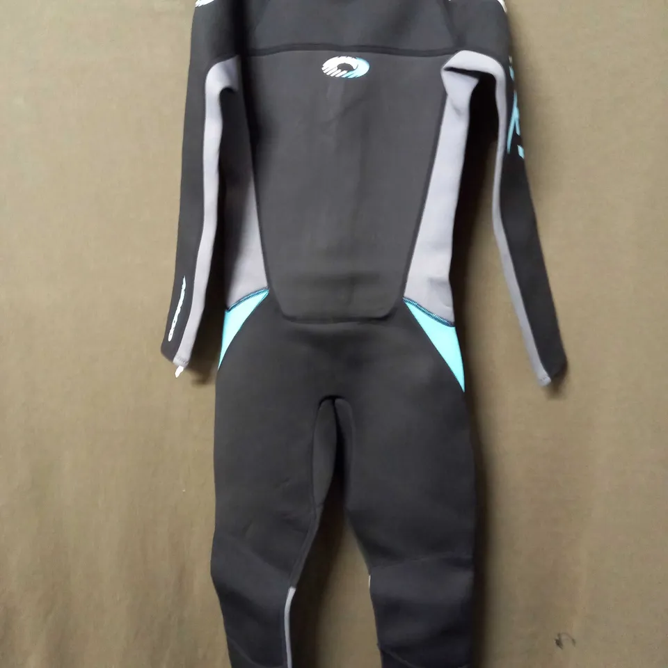 OSPREY ORIGIN WETSUIT IN BLACK/BLUE/GREY - MEDIUM