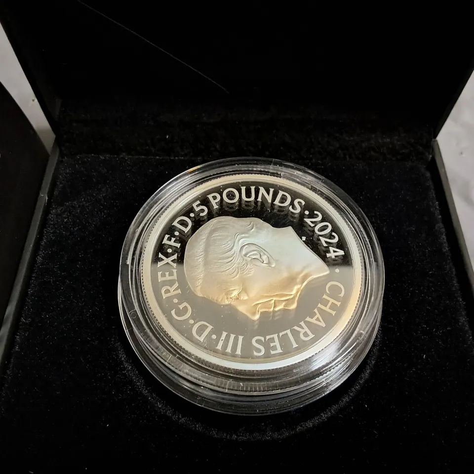 ROYAL MINT 2024 BOND 007 UK 2OZ SILVER PROOF COIN