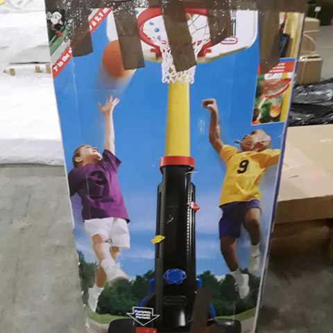 BOXED LITTLE TIKES EASYSTORE BASKETBALL SET COLLECTION ONLY 