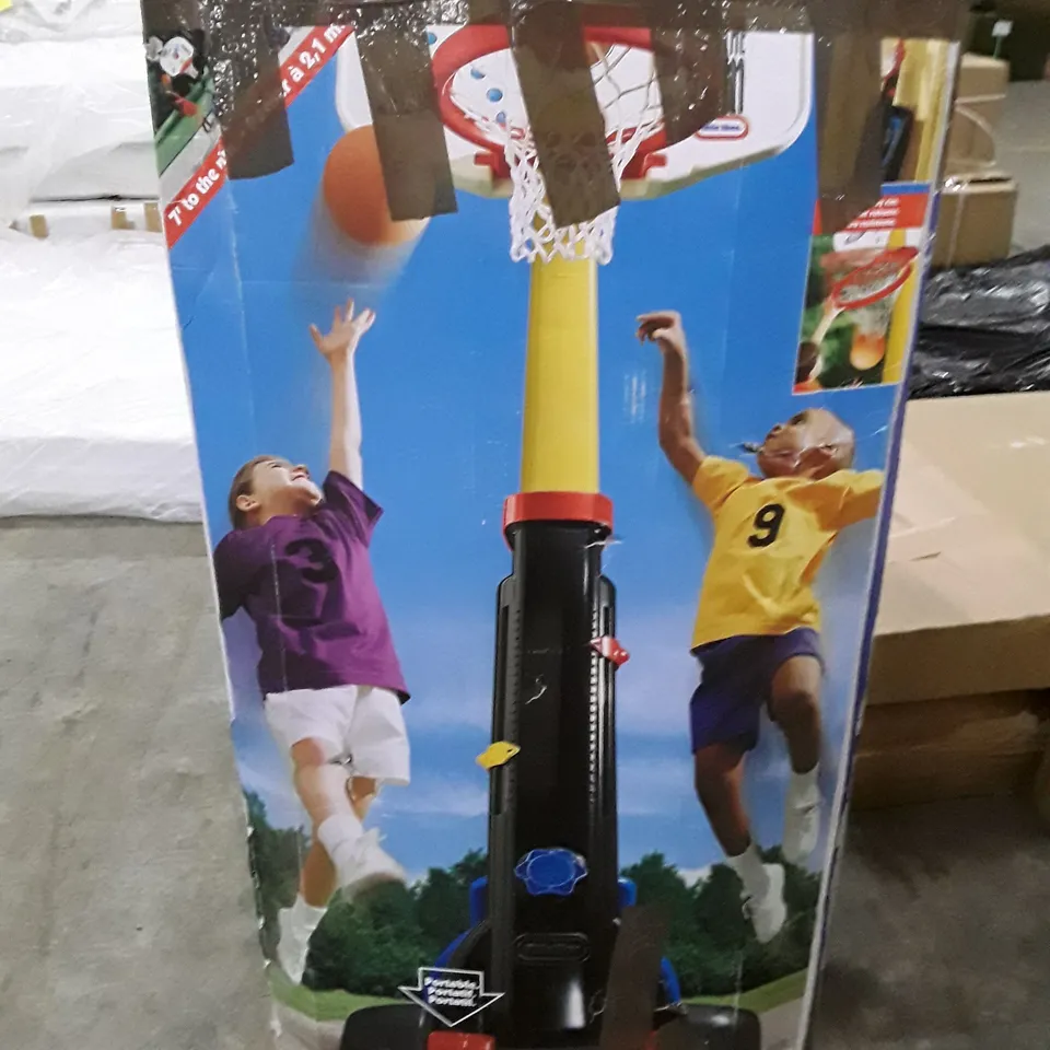 BOXED LITTLE TIKES EASYSTORE BASKETBALL SET COLLECTION ONLY  RRP £119