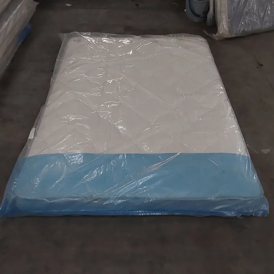 QUALITY BAGGED DOUBLE 135cm AIRSPRUNG LUXURY QUILTED MEDIUM MATTRESS RRP £229