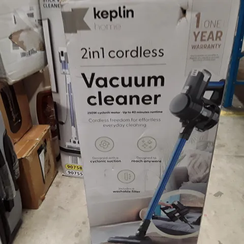 BOXED KEPLIN 2IN1 CORDLESS VACUUM CLEANER 