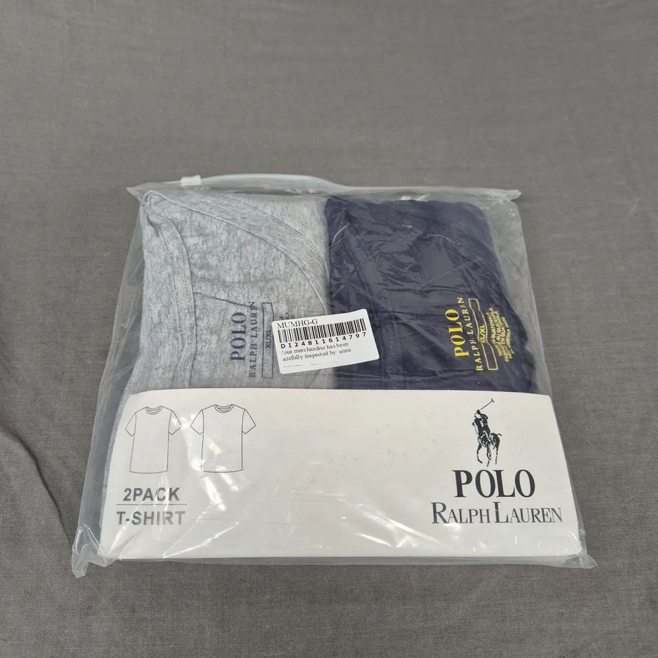 POLO RALPH LAUREN 2 PACK T-SHIRTS SIZE XL