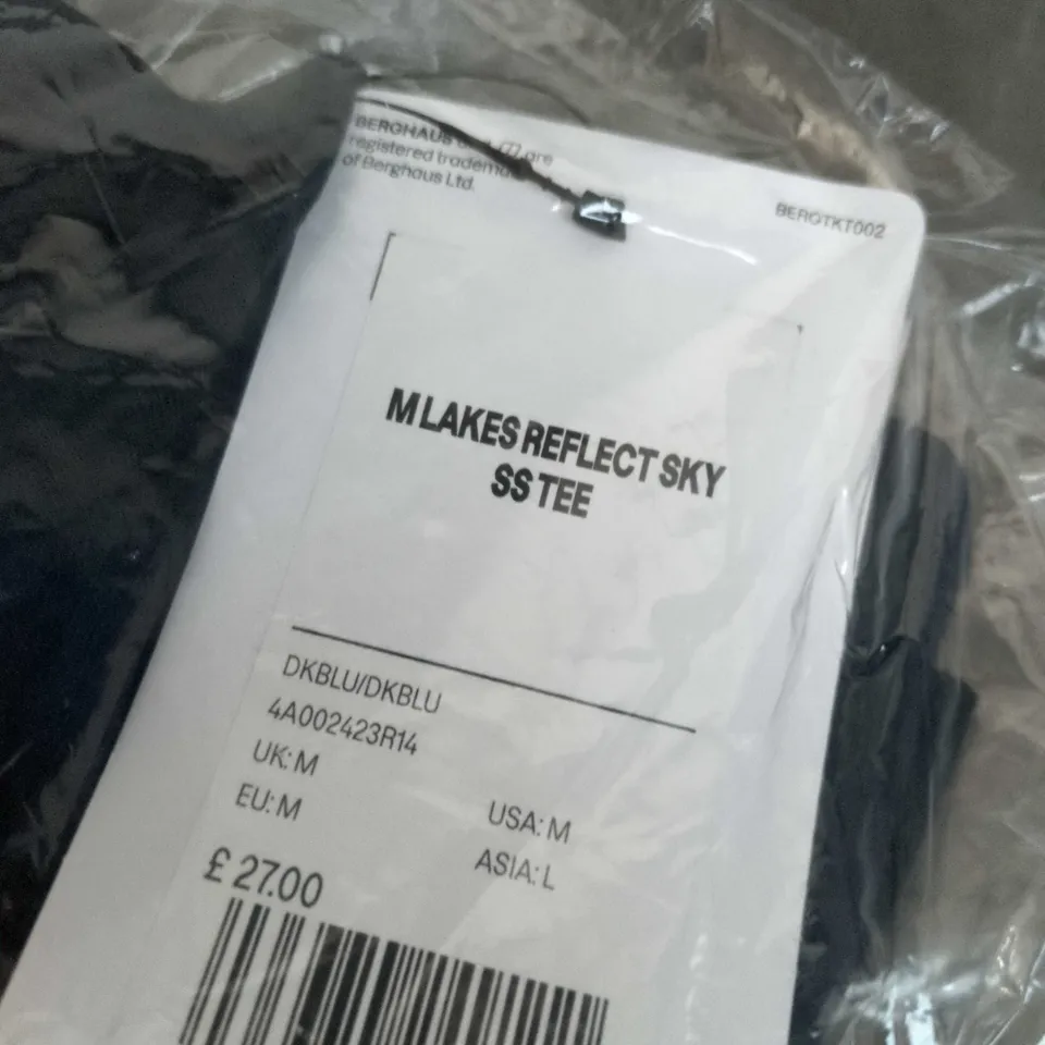 BAGGED BERGHAUS LAKES REFLECT SKY SS TEE – UK M
