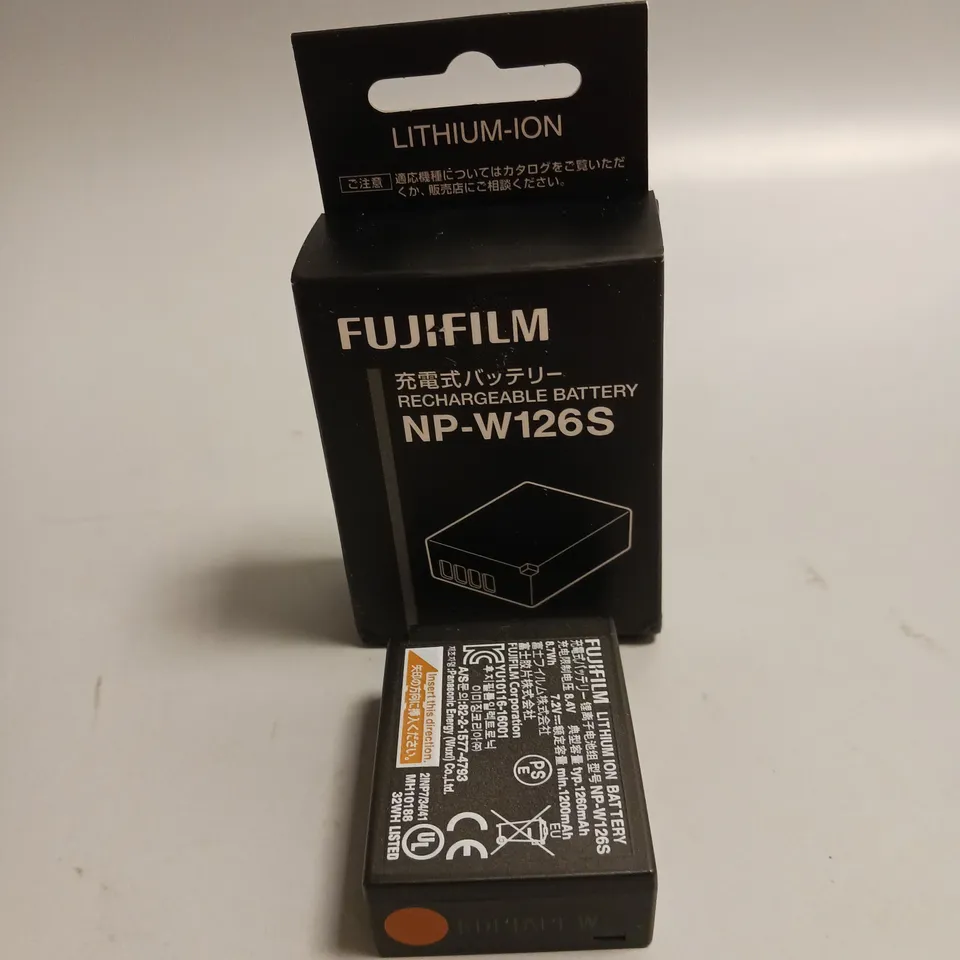 FUJIFILM RECHARGABLE LITHIUM-ION BATTERY NP-W126S