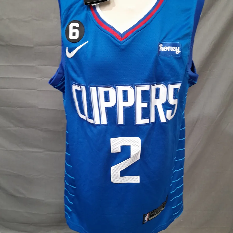 NIKE CLIPPERS BLUE BASKETBALL JERSEY - 44