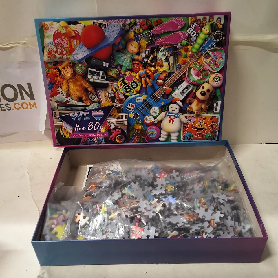 WE LOVE THE 80S – 1000 PIECE JIGSAW PUZZLE (BOXED)