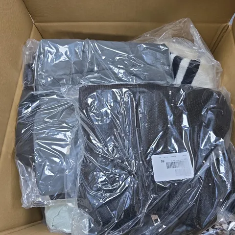 APPROXIMATELY 15 ASSORTED CLOTHING ITEMS IN VARIOUS SIZES, COLOURS & STYLES TO INCLUDE BRANDS SUCH AS FRANK USHER, CENTIGRADE, RADLEY, ETC - COLLECTION ONLY