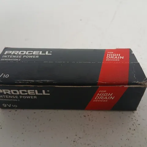 PROCELL 9V BATTERIES – GENERATION 2, BOXED