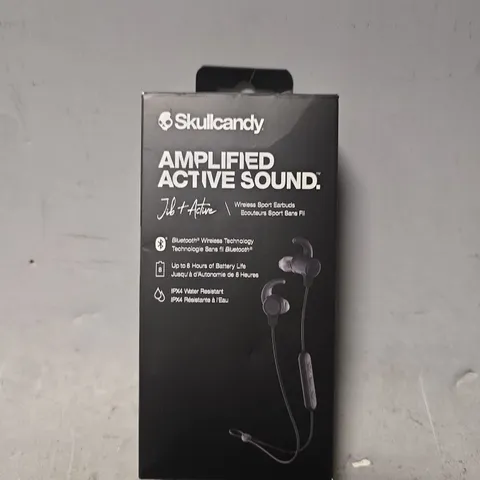 BOXED SKULL CANDY JIB+ACTIVE WIRELESS SPORT EARBUD