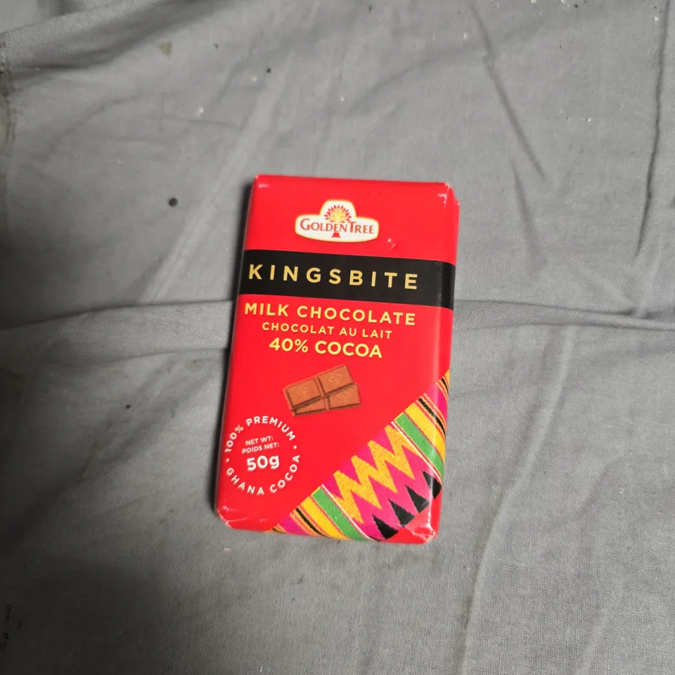 BOX OF APPROXIMATELY 10 ASSORTED FOOD ITEMS INCLUDING GRIND COFFEE , KINGSBITE MILK CHOCALATE BAR AND STAWBERRY FLAVOUR DROPS