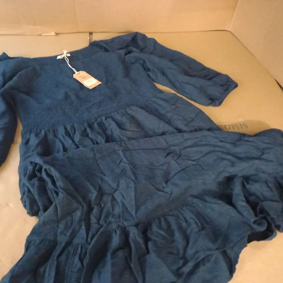 FAT FACE ADELE MIDI DRESS IN NAVY - UK 16 S