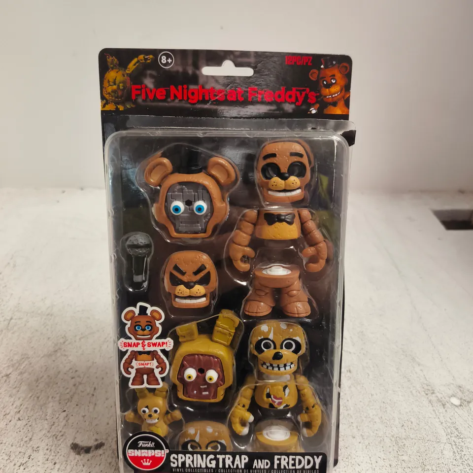 FIVE NIGHTS AT FREDDY'S SPRINGTRAP AND FREDDY VINYL COLLECTIBLES BLISTER PACK