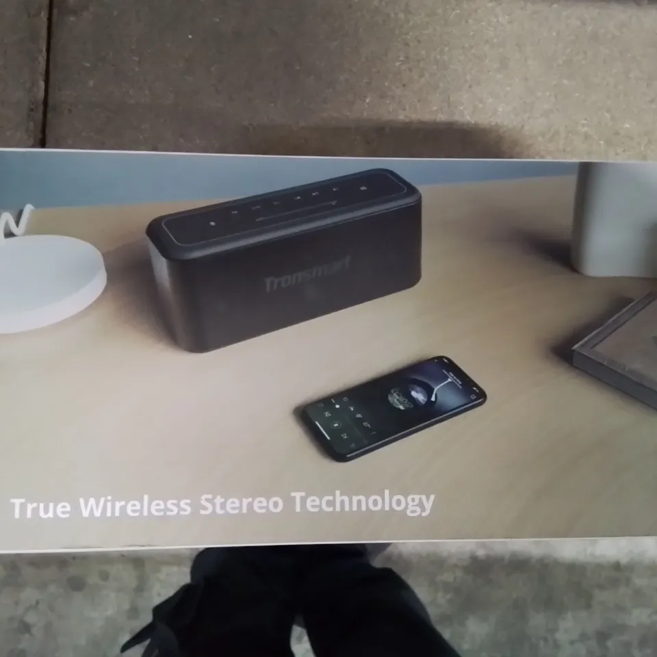 A BOXED TRONSMART POWERFUL BASS MEGA PRO PORTABLE SPEAKER