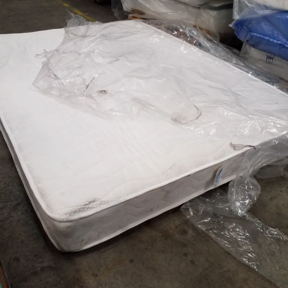QUALITY BAGGED 5' SERENITY HYBRID COIL AND MEMORY FOAM KINGSIZE MATTRESS 