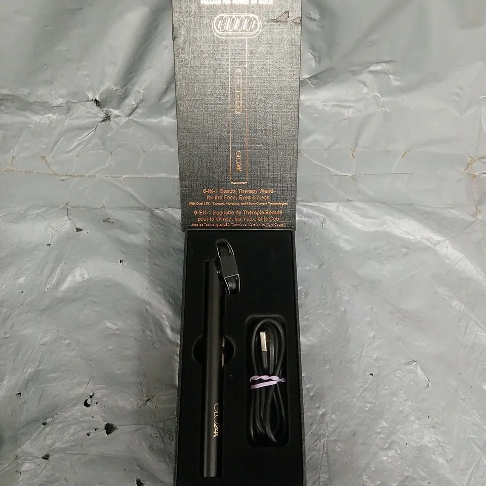GLO24K 6 IN 1 BEAUTY THERAPY WAND FOR THE FACE, EYES AND NECK