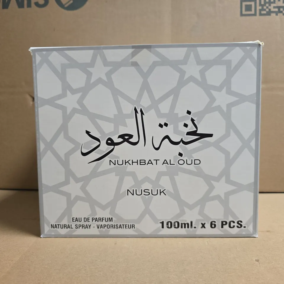 NUKHBAT AL OUD NUSUK 6 X 100ML EAU DE PARFUM SET