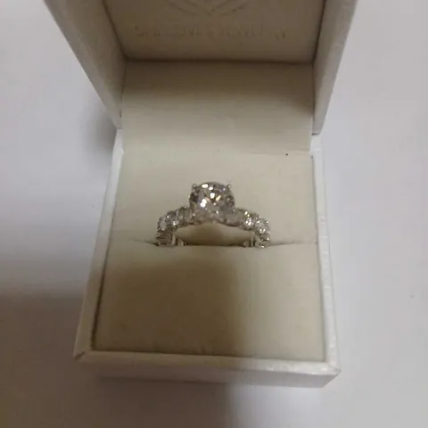 DIAMONIQUE 7CT TW 30TH ANNIVERSARY RING SET 