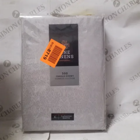 BRAND NEW SEALED TAHRA TC JACQUARD KINGSIZE DUVET SET