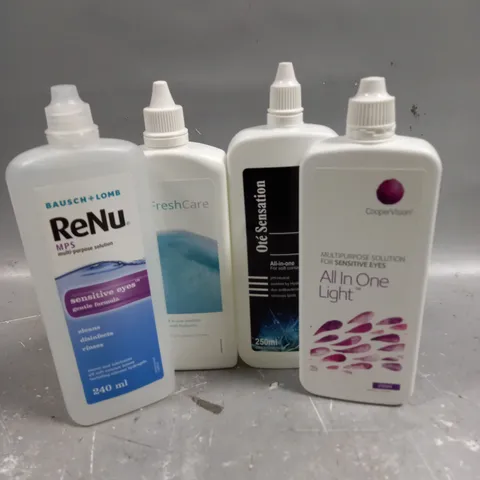 APPROXIMATELY 40 CONTACT LENS SOLUTION BOTTLES - COLLECTION ONLY