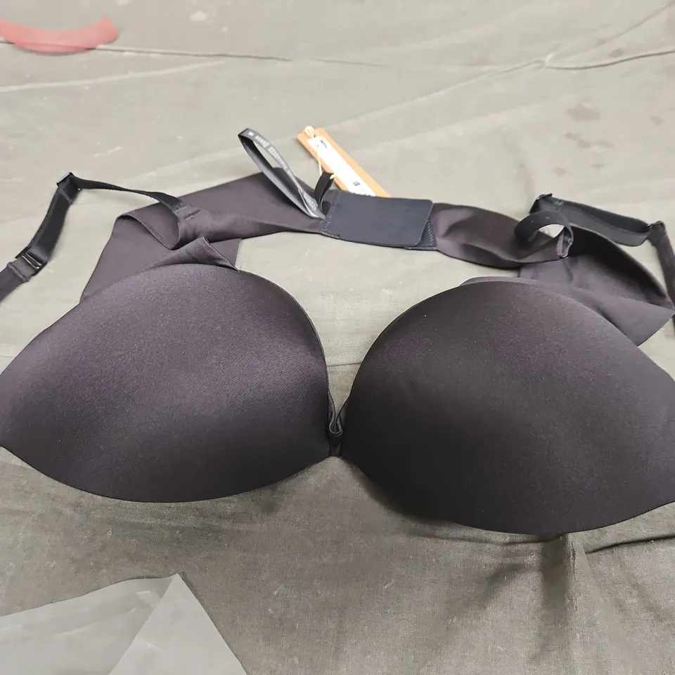 SKIMS ULTIMATE PUSH UP PLUNGE BRA ONYX SIZE 34B