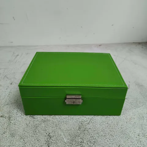 LIVMORE GREEN JEWELLERY STORAGE BOX