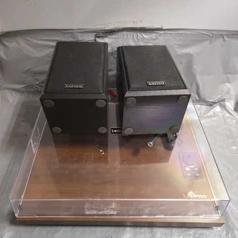 LENCO LS-600 TURNTABLE WITH SPEAKERS