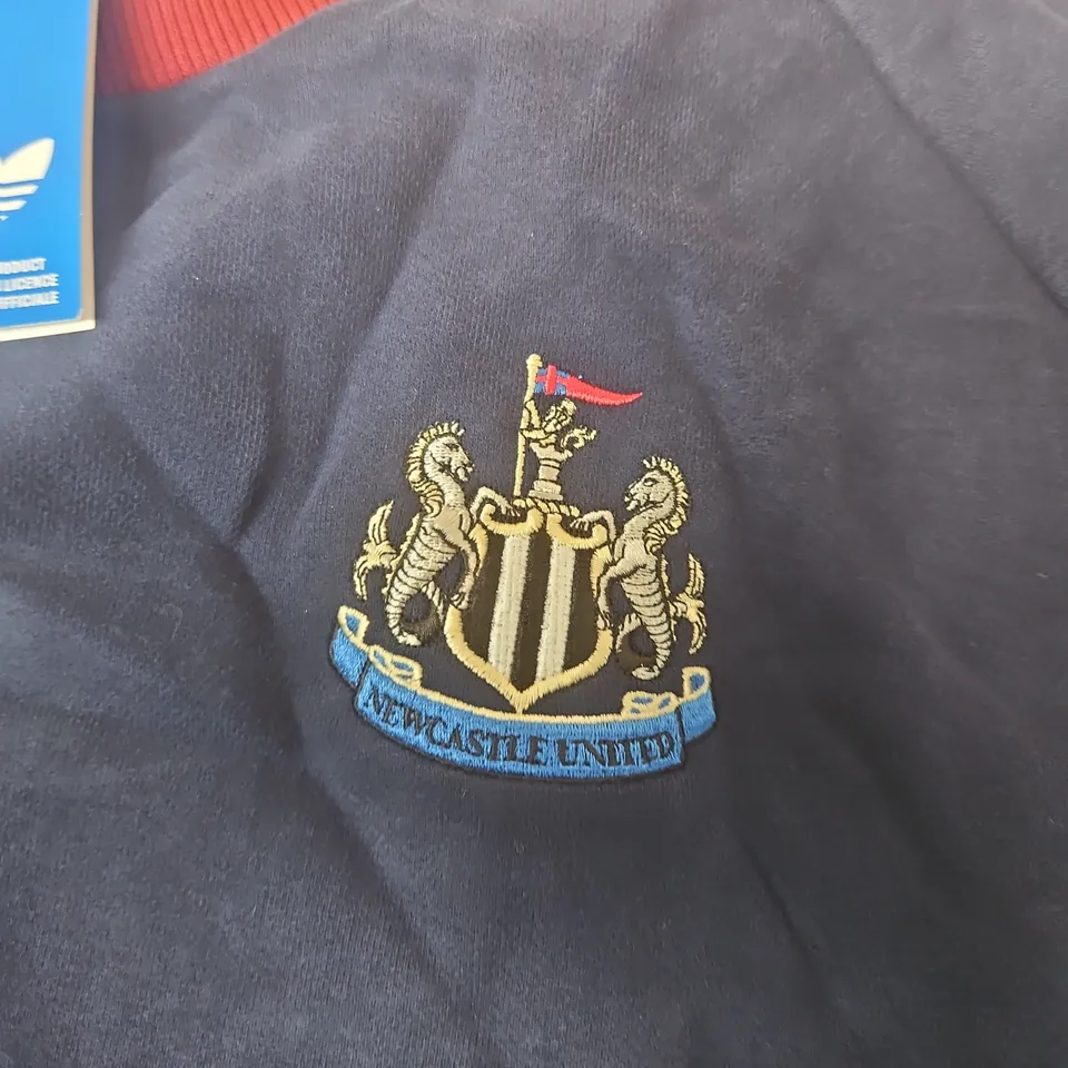 ADIDAS NEWCASTLE OG CREW JUMPER IN NAVY - UK 2XL