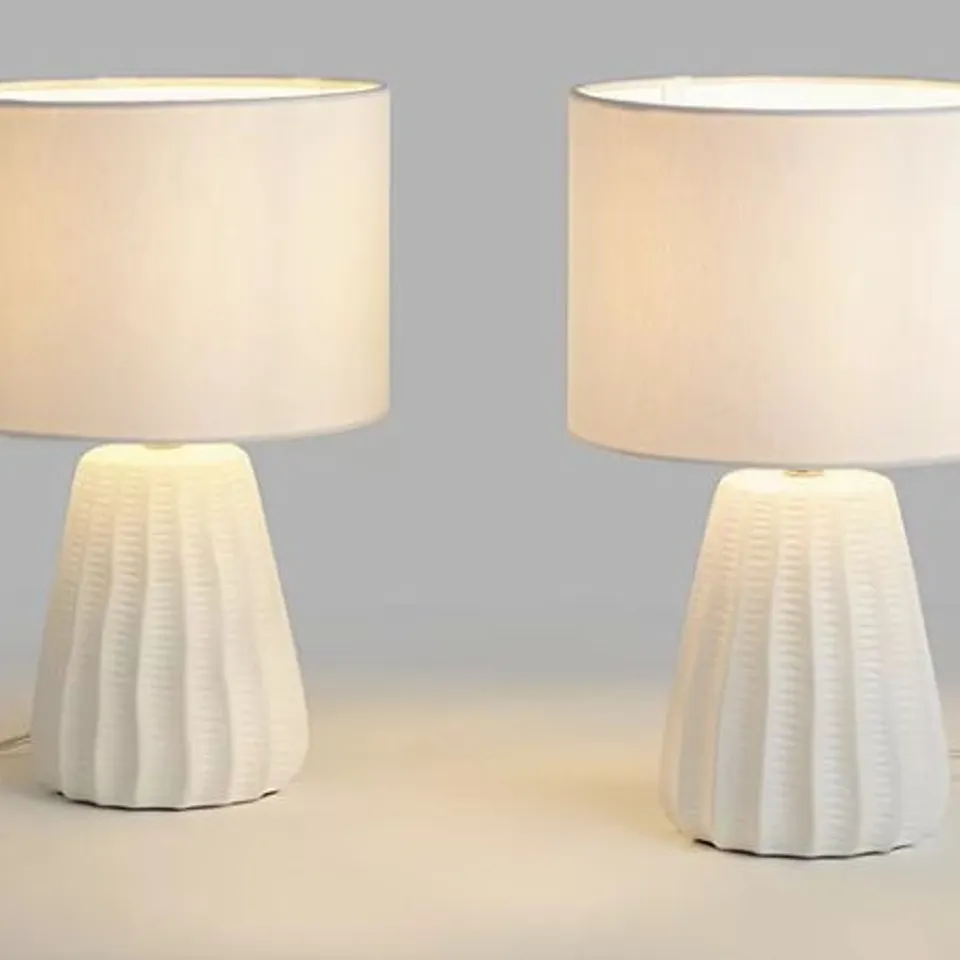 BOXED JOHN LEWIS LUKA MINI TABLE LAMP SET OF TWO