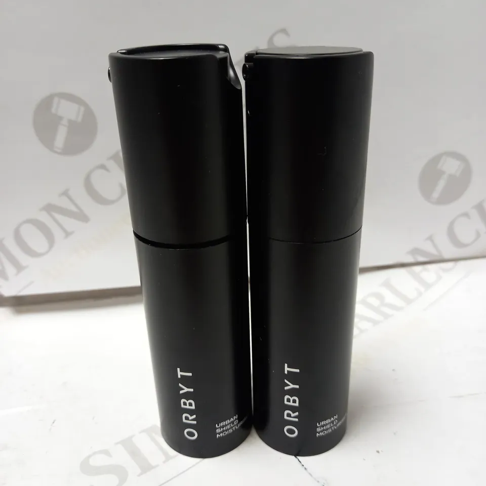 LOT OF 2 X 30ML ORBYT URBAN SHIELD MOISTURISER