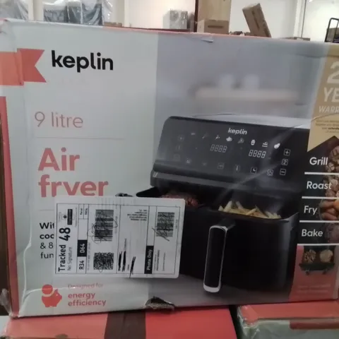 BOXED KEPLIN 9 LITRE DUAL DRAWER AIRFRYER