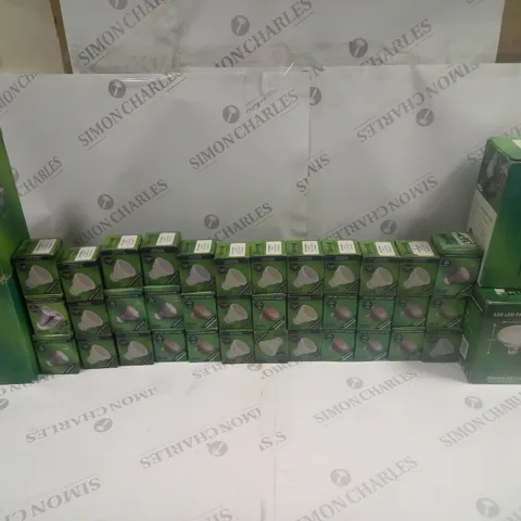 APPROXIMATELY 20 LIGHTING PIECES TO INCLUDE PAR 38 LAMP, EXTERIO SPIKE LIGHT, RETROFIT LAMP, SAVING LED LAMP ETC.