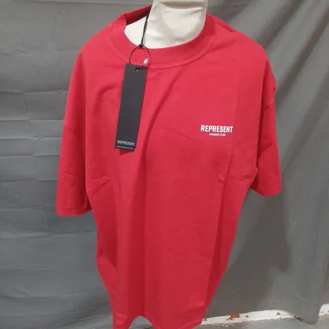REPRESENT RED OWNERS CLUB T-SHIRT - LARGE