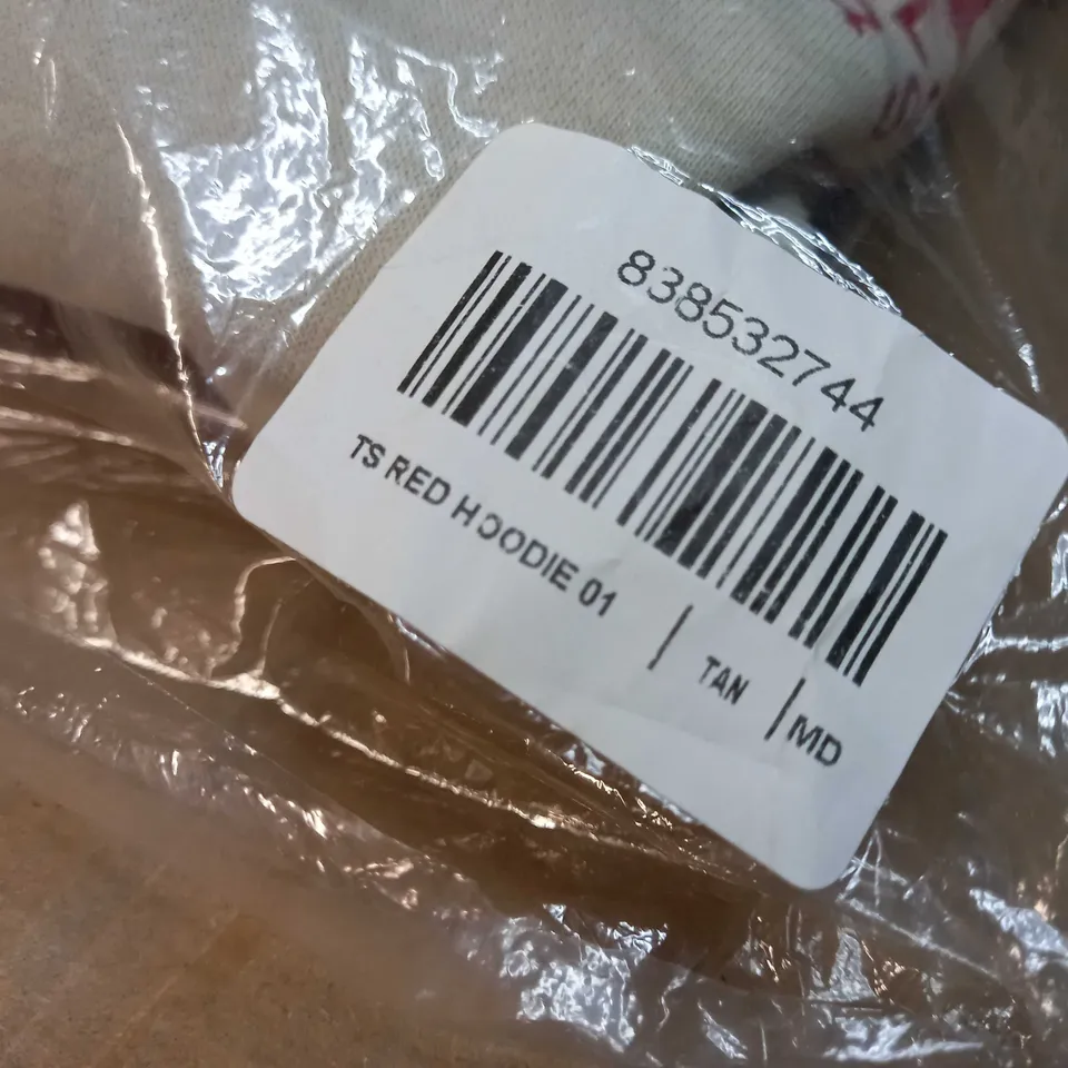 PACKAGED TAYLOR SWIFT WHITE/RED LOGO HOODIE - MEDIUM