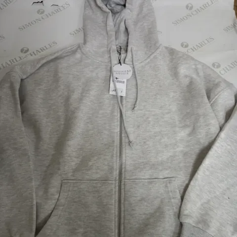 STRADIVARUS BOYFRIEND HOODIE IN GREY - EUR SMALL