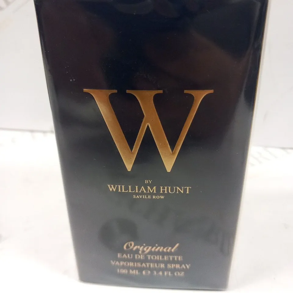 BOXED AND SEALED W BY WILLIAM HUNT SAVILLE ROW EAU DE TOILETTE SPRAY 100ML