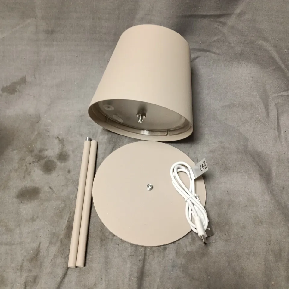 BOXED BRILONER BATTERY POWERED BEIGE DIMMABLE RECHARGEABLE TABLE LAMP 
