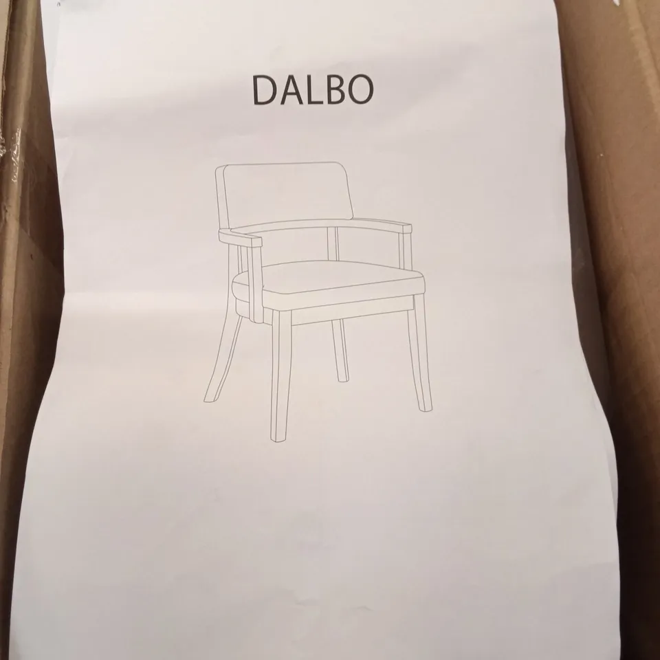 BOXED DINING CHAIR - BROWN (1 BOX)